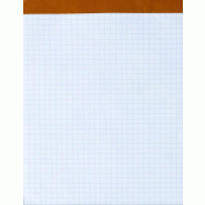 HAMELIN Lot de 5 Bloc 001 agrafé A5, sans couverture, 200p./100 feuilles 60g/m², quadrillé 5x5 - 3020123512065