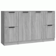Helloshop26 - Buffet bahut commode armoire meuble de rangement organisateur cuisine salle de séjour salon 3 pcs sonoma bois 02_0037194 - 3000220921588 Helloshop26 - Buffet bahut commode armoire meuble de rangement organisateur cuisine salle de séjour salon 3 pcs sonoma bois 02_0037194 - 3000220921588