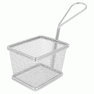 Mini friteuse inox 2 portions 12,5x10x7,5cm - par 6