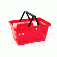 Panier magasin 28 litres 2 poignées - Orange_0
