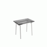 Stones Chaise Medea en tissu bouclé gris clair avec structure en métal anthracite, une chaise moderne au design élégant - Medea - blanc multi-mat�_0
