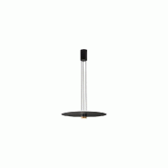 Suspension LED 50 W, design moderne, métal noir mat et or brossé, diffuseur satiné, intensité variable, diamètre 70 cm - Perenz - multicolore 826
