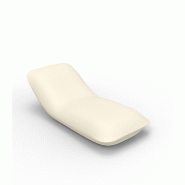Chaise longue design PILLOW - crème
