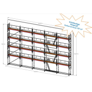 Echafaudage multidirectionnel ringscaff 167m² mds eligible subventions - scafom-rux france