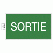 Exacompta Signalisation adhésive Sortie, vert/blanc - 3130630670070