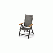 Fauteuil de jardin inclinable comfort – MTF – aluminium – 3exn0038