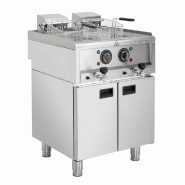 Friteuse électrique sur meuble - 2 cuves 8L - Série 600 - Buffalo - SA782