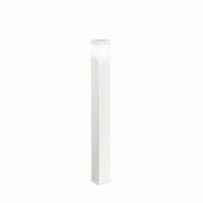 Gea Luce Borne D'Extérieur Ges601 En Aluminium Finition Blanc Avec Diffuseur Opale Raccord E27 Ip44 - Gealuce - blanc GES601