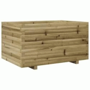 Helloshop26 - Jardinière bac lit surélevé plantes fleurs terrasse jardin 90 x 60 x 49,5 cm bois de pin imprégné marron 02_0038023 - 3000214023533 Helloshop26 - Jardinière bac lit surélevé plantes fleurs terrasse jardin 90 x 60 x 49,5 cm bois de pin imprégné marron 02_0038023 - 3000214023533