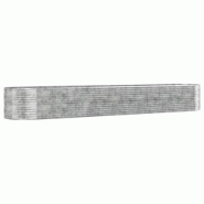 Helloshop26 - Jardinière bac lit surélevé plantes fleurs terrasse jardin de jardin argentéacier enduit de poudre Argent 02_0039764 - 3000218575441 Helloshop26 - Jardinière bac lit surélevé plantes fleurs terrasse jardin de jardin argentéacier enduit de poudre Argent 02_0039764 - 3000218575441