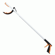 Outil de préhension 88 x 11,5 cm ergonomique et antidérapant idéal jardin et maison en aluminium noir orange 20_0017438 - orange aluminium 30002318
