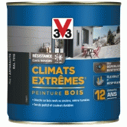 Peinture bois extérieur climats extrêmes® V33, anthracite mat 0.5 l