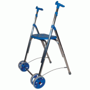 Rollator ultra-léger pliant en alu - RLMRCHPKMBL-ID01 Rollator ultra-léger pliant en alu - RLMRCHPKMBL-ID01