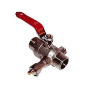 Vanne a sphere laiton passage integral mm purge - 20*27_0