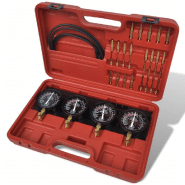 Vidaxl kit d'outils de jauges de synchroniseur de vide de carburateur 210280