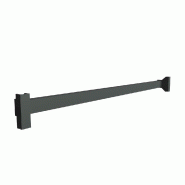 Barre de charge pour tube 25x15 mm - 632x44mm - gris anthracite