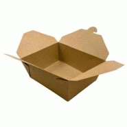CROKUS Boites repas kraft 15 x 12 x 6,5 cm - 1350 ml (300 unités) - marron en carton CKBR1350K CROKUS Boites repas kraft 15 x 12 x 6,5 cm - 1350 ml (300 unités) - marron en carton CKBR1350K
