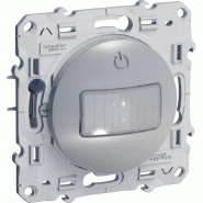 Détecteur de mouvement (sans plaque) odace - aluminium Détecteur de mouvement (sans plaque) odace - aluminium