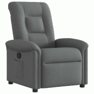 Fauteuil inclinable Gris foncé Tissu Modèle Arvessal - 4015617