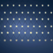 Filet lumineux 96 leds blanc chaud 1x1,3m