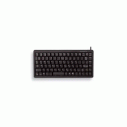 G84-4100 compact keyboard clavier filaire miniature, usb/ps2, noir, azerty - fr