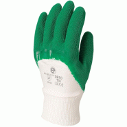 Gants EUROSTRONG 3810 latex crépé vert qualité supérieure - COVERGUARD | MO3810_0