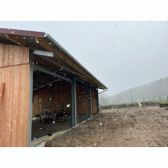 Hangar agricole adaptable photovoltaïque - HAN005 - dimensions modulables et structure renforcée