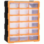 Helloshop26 - Organisateur multi-tiroirs avec 18 tiroirs centraux 47 cm 02_0003249 - 3000107641530 Helloshop26 - Organisateur multi-tiroirs avec 18 tiroirs centraux 47 cm 02_0003249 - 3000107641530