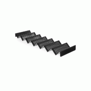 ITALCONCEPT Support pour sandwich/hot-dog - perforé, HENDI, Noir, 580x170x(H)40mm - 8711369808269