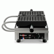 Krampouz Gaufrier 4x5 Liège 180° simple A/A - argenté WECBFA