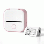 Mini Imprimante Portable Bluetooth Pour Étiquettes Et Photos Rose Rose YONIS - rose 3615616969794 Mini Imprimante Portable Bluetooth Pour Étiquettes Et Photos Rose Rose YONIS - rose 3615616969794