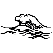 Sticker La grande vague