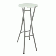 Tabouret pliant haut HDPE Nimes - Tabouret pliant haut HDPE Nimes -