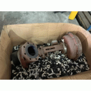 Vanne à siège émaillé pfaudler apa 150v 100 avec raccordement pour 2 sondes de température d'occasion - référence                        :                         c9350