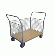 Chariot avec dossier grillagé 500 kg APCB4 Chariot avec dossier grillagé 500 kg APCB4