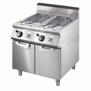 Cuisseur à pâtes gaz, 2 bacs GN 2/3, capacité 2x 26 litres - VIRTUS - 4068875005021