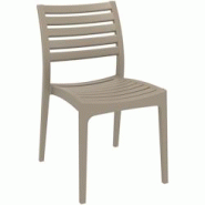 Décoshop26 - Chaise de jardin en plastique design simple empilable beige 10_0000974 - beige 3000717069601 Décoshop26 - Chaise de jardin en plastique design simple empilable beige 10_0000974 - beige 3000717069601