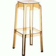 Décoshop26 - Tabouret de bar x1 intérieur ou exterieur design moderne plastique couleur ambre transparent 10_0004872 - 3000252339160 Décoshop26 - Tabouret de bar x1 intérieur ou exterieur design moderne plastique couleur ambre transparent 10_0004872 - 3000252339160