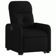 Fauteuil inclinable électrique noir tissu Modèle Derderia - 8721012220447