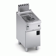 Friteuse gaz 12 L, structure et brûleurs inox, 12 kW, thermostat sécurité, robinet huile, 40×70×85 cm - 4735