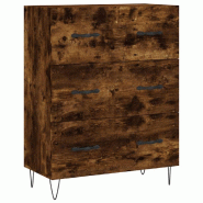 Helloshop26 - Buffet bahut commode armoire meuble de rangement organisateur cuisine salle de séjour salon 69,5 x 34 x 90 cm bois 02_0031077 - 3000209