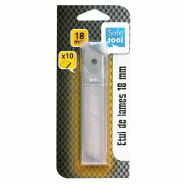Lames prédécoupées en métal 18mm - par 10