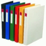 OEM Chemise en plastique avec porte-étiquette 4 œillets R 25 mm L36 mm jaune 1 unité - 4740372470440