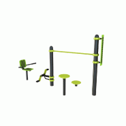 Parcours pour Seniors - Combiné Sénior 3 avec pédalier, twister et escalier à doigts Parcours pour Seniors - Combiné Sénior 3 avec pédalier, twister et escalier à doigts