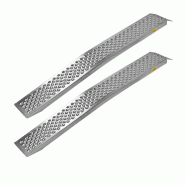 Rampes de chargement incurvées en aluminium 22/150 - la paire Rampes de chargement incurvées en aluminium 22/150 - la paire