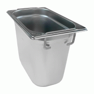 RM GASTRO Bac gastronorme GN 1/4 - 200 poignées escamontables en inox REDFOX - GN 1/4-200 U - REDFOX - 0615402186599
