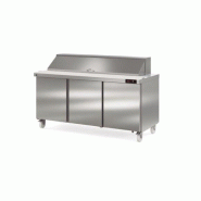 Saladette réfrigérée haut rendement 3 portes  Référence: SDTP-72-24