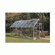 SERRE PREMIUM 13 M² EN ALUMINIUM LAQUÉ ANTHRACITE ET VERRE TREMPÉ 3 MM JULIANA SERRE DE JARDIN EN VERRE SERRE PREMIUM 13 M² EN ALUMINIUM LAQUÉ ANTHRACITE ET VERRE TREMPÉ 3 MM JULIANA SERRE DE JARDIN EN VERRE