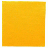 Serviette en ouate gaufré 2 plis jaune 33x33cm - par 1200