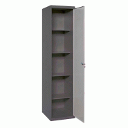 SimonRack Armoire Métallique de Rangement 1800x400x400, 1 Porte, 4 Étagères, Charge 0 kg par Niveau, Anthracite/Gris - Simonlocker - noir métal 84